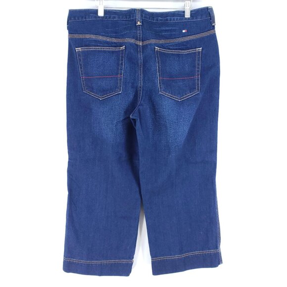 Tommy Hilfiger Jeans Women's Size 14 Cropped Wide - Picture 2 of 7